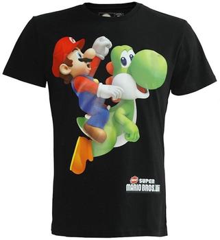 Flashpoint Nintendo T-Shirt -XL- schwarz, Mario-Yoshi