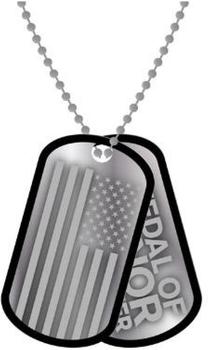 Bioworld MOH: Warfighter - Flag And Logo Dog Tags