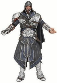 NECA Assassin's Creed Brotherhood Ezio Onyx Hooded Action Figur