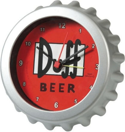 United Labels Simpsons Alarm Clock Duff Beer