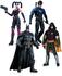 DC Comics Arkham City Actionfigur Set Harley Quinn, Batman, Nightwing und Robin