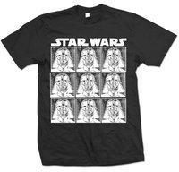 Rock Off T-Shirt Star Wars: Vader Repeat [schwarz, XXL]