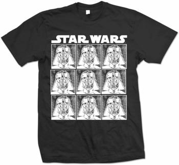 Rock Off T-Shirt Star Wars: Vader Repeat [schwarz, XL]