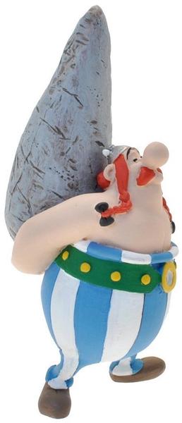 Plastoy Asterix: Figur Obelix mit Hinkelstein