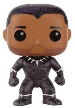 Funko Captain America CW Black Panther Unmasked 138 Vinyl Bobble-Head Figure
