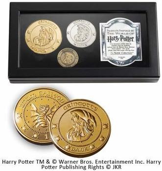 Noble Collection Harry Potter Münzen Set Gringotts Bank