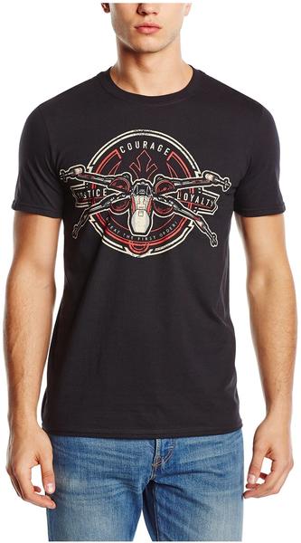 Star Wars - X-Wing Crest,t-Shirt,größe M,schwarz T-Shirt