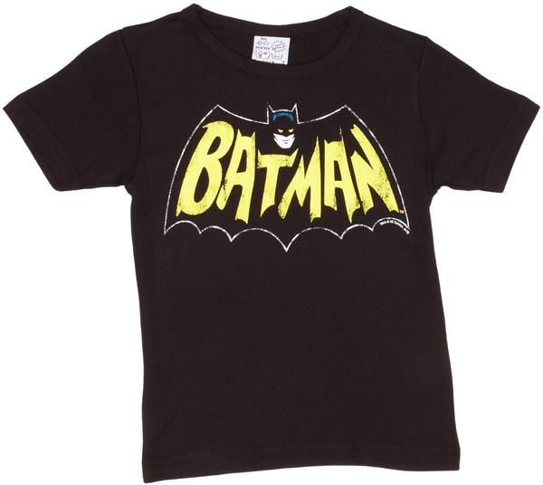 LOGOSHIRT T-Shirt Batman - Fledermaus schwarz, Größe 122/134