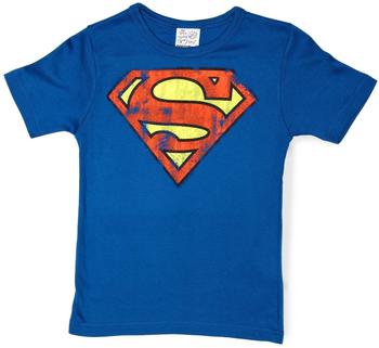 LOGOSHIRT T-Shirt Superman blau, Größe 122/134