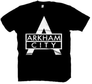 Gaya Entertainment Batman Arkham City T-Shirt Arkham City Logo, Größe S