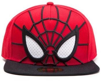 Marvel Comics Marvel Spider-man 3D Face Mask with Mesh Eyes Snapback Baseball Cap