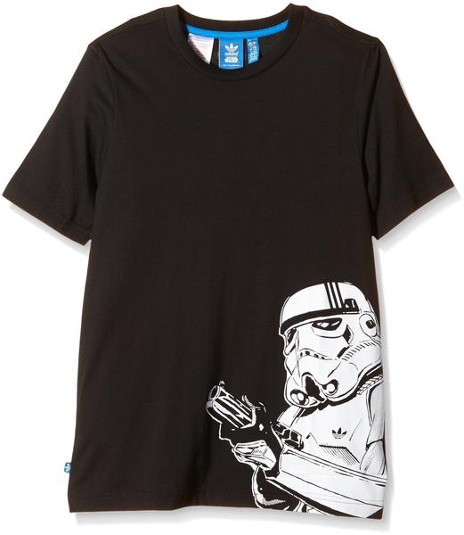 adidas Star Wars Stormtrooper T-Shirt Kinder schwarz, 92