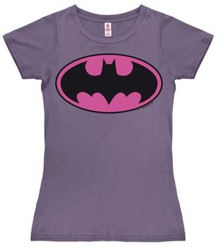 Logoshirt Batman lila, S