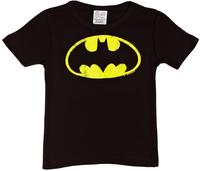 LOGOSHIRT T-Shirt Batman mit Superhelden Logo-Druck gelb|schwarz 140/152