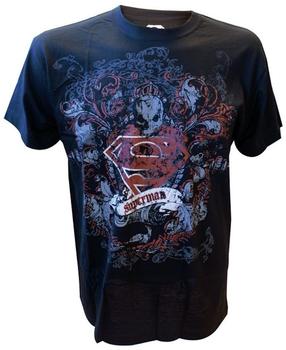 Bioworld Superman T-Shirt -S- Dark Logo, schwarz