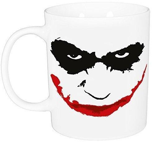 United Labels Batman Tasse „Joker“, Porzellan, weiß, circa 320 ml