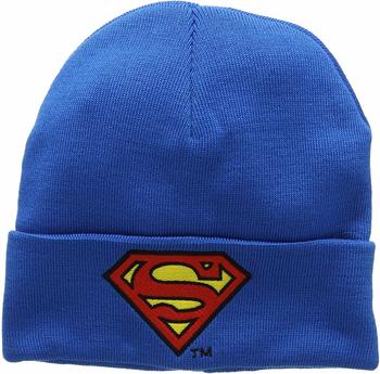 Logoshirt Wollmütze Superman – Logo blau