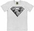 Logoshirt SUPERMAN - LOGO SCRIBBLE grau