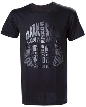 Bioworld Star Wars T-Shirt -L- Darth Vader Word Play