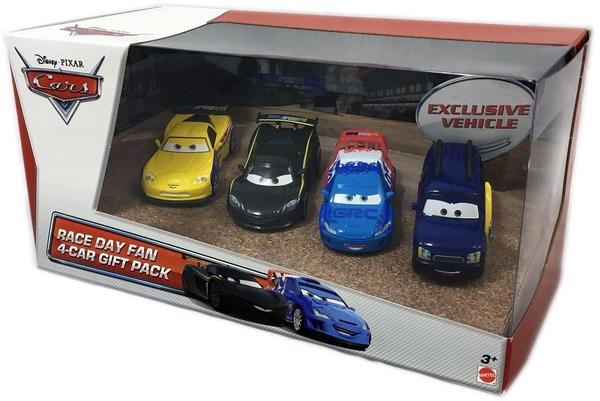 Mattel Cars Fahrzeug Race Day Fan 4er Set