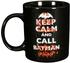 United Labels 0122041 - Batman Tasse Keep Calm and Call Stay Crazy and Call Joker, Porzellan, schwarz, circa 300 ml