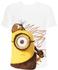 NBG Minions T-Shirt, Cro Minion - Stuart mit Keule (Caveman), weiss, Gr. M