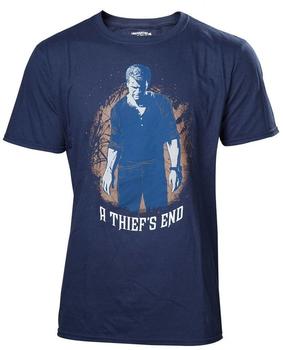 Bioworld Uncharted 4 T-Shirt -S- A Thiefs End, blau