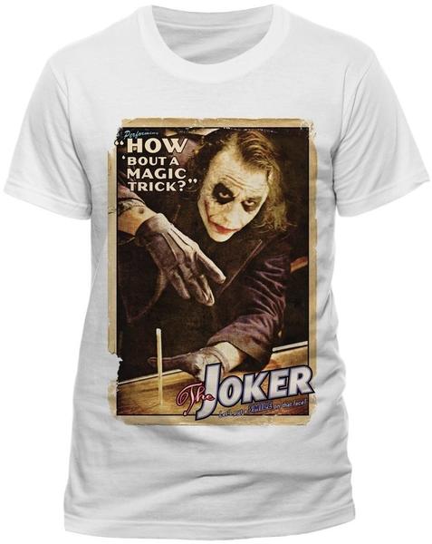 The joker Magic Trick (T-Shirt,Weiss,Größe S) (T-Shirt/Completely Independent Distribut) Batman