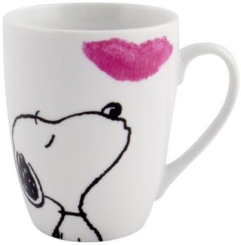 United Labels Peanuts Tasse Snoopy: Ein Kuss am Morgen, vertreibt Kummer & Sorgen