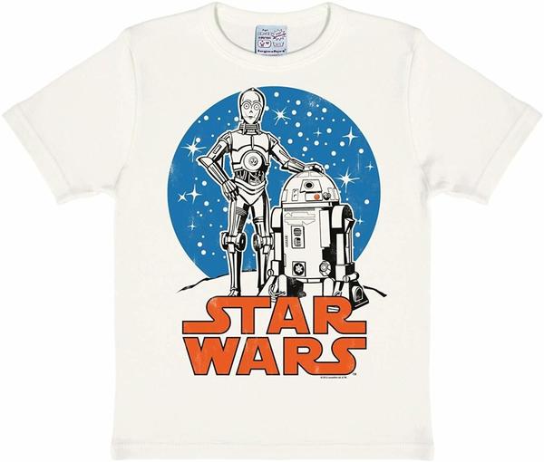 Logoshirt T-Shirt R2-D2 & C-3PO weiß, Größe 170/176