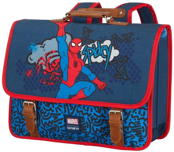 Disney Samsonite Stylies Schoolbag M Marvel Spiderman Blau Rucksack Kinder