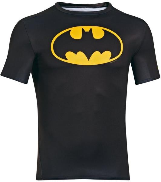 Under Armour Batman Compression Shirt Alter Ego schwarz M