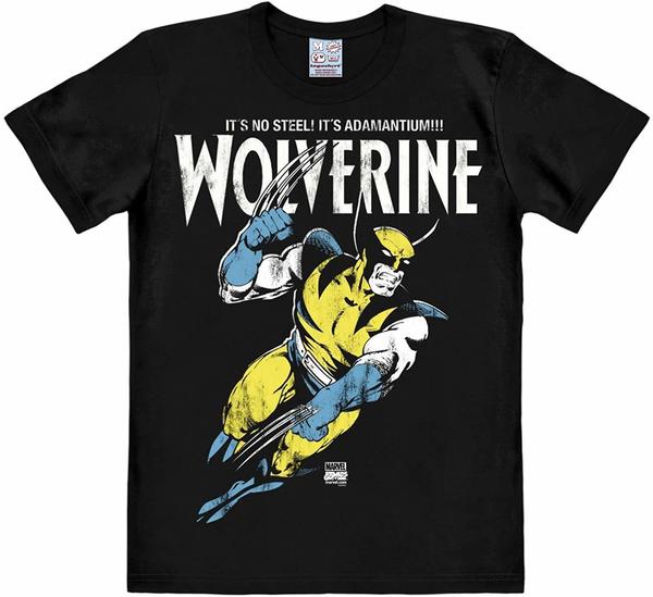 Logoshirt T-Shirt Wolverine - Marvel - Adamantium schwarz, L