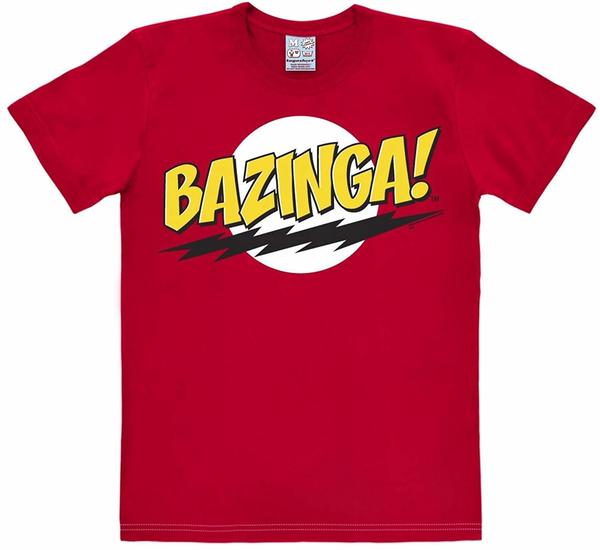 LOGOSHIRT T-Shirt Bazinga rot, Größe XXL