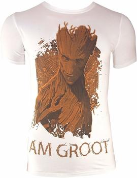 NBG Guardians of the Galaxy - I am Groot T-Shirt - Weiß - Größe M