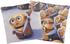 NBG Doppelseitiges Minions Kissen: Arktis Bob mit MantelMinion Crowd, 40x40 cm