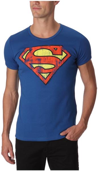 LOGOSHIRT Superman TShirt print azure blue Größe L
