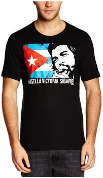 LOGOSHIRT Che GuevaraCuban Flag schwarz Größe XS