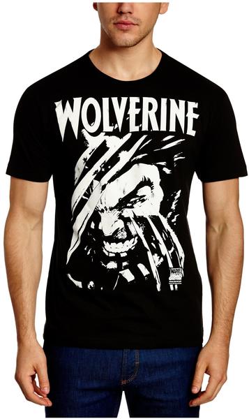 LOGOSHIRT T-Shirt Wolverine schwarz Größe XL
