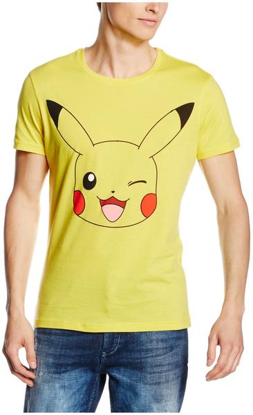 Flashpoint Pokémon T-Shirt - Pikachu in front - L- Gelb