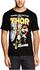 LOGOSHIRT T-Shirt Thor - Marvel - For Asgaaard!, schwarz, Größe L