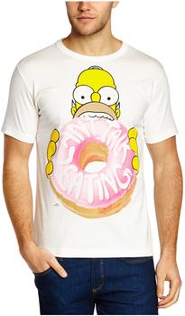 LOGOSHIRT Homer Simpson T-Shirt print altweiß