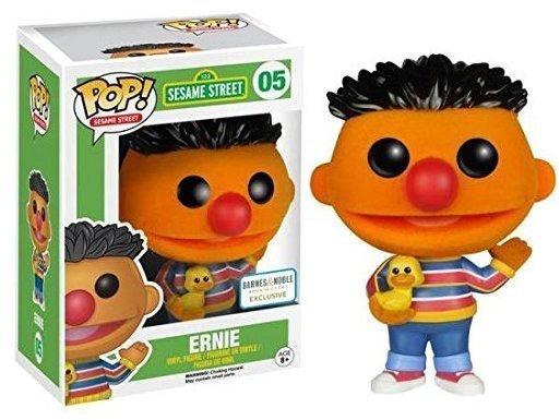 FUNKO Sesamstrasse Ernie Flocked POP! Sesame Street - - Funko - Funko Pop! - 05 - für Unisex - Standard