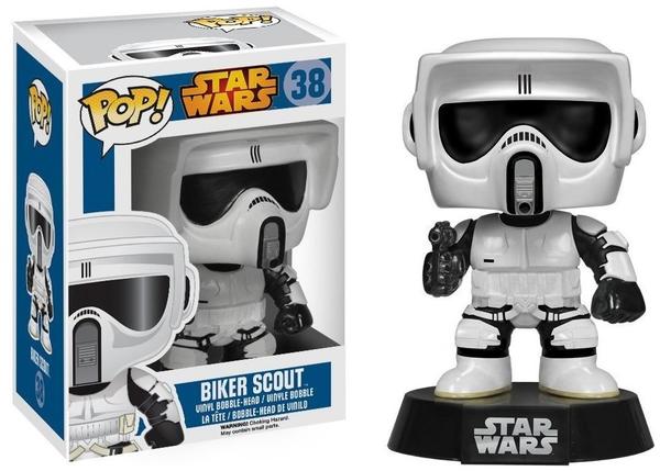 Funko Star Wars - Bobble-Head Biker Scout Pop