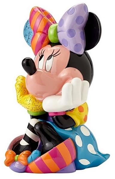Enesco Minnie Mouse Romero Britto Disney Extra Groß Limitiert auf 1250 weltweit