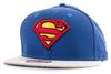 New Era Superman Jersey Team Snap Snapback Cap Blue Grey S M 9fifty Basecap