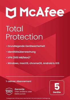 McAfee Total Protection 2024 (5 Geräte) (1 Jahr)