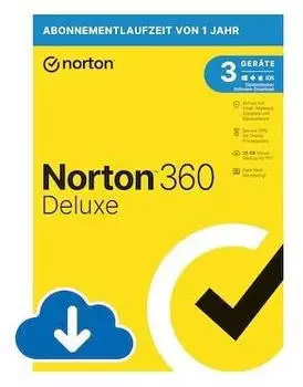 NortonLifeLock 360 Deluxe 2024 (3 Geräte) (1 Jahr)