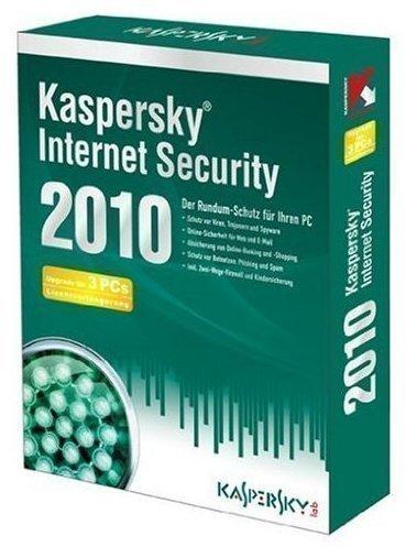 Kaspersky Internet Security 2010 Minibox Upgrade, 3 User, deutsch, CD