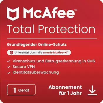 McAfee Total Protection (1 Gerät) (1 Jahr)